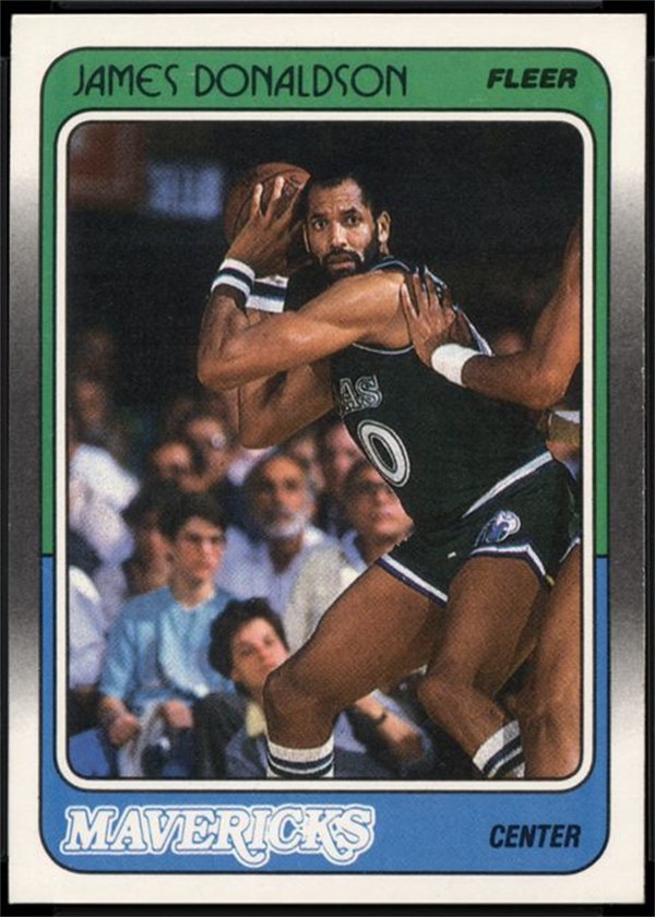 1988-89 Fleer #29 James Donaldson, Dallas Mavericks