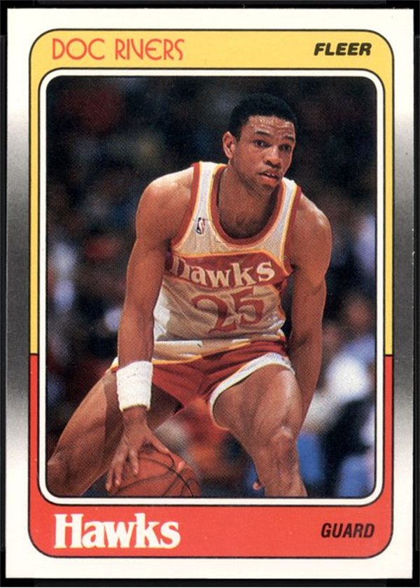 1988-89 Fleer #3 Doc Rivers, Atlanta Hawks