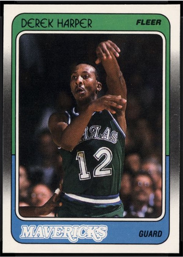 1988-89 Fleer #30 Derek Harper, Dallas Mavericks