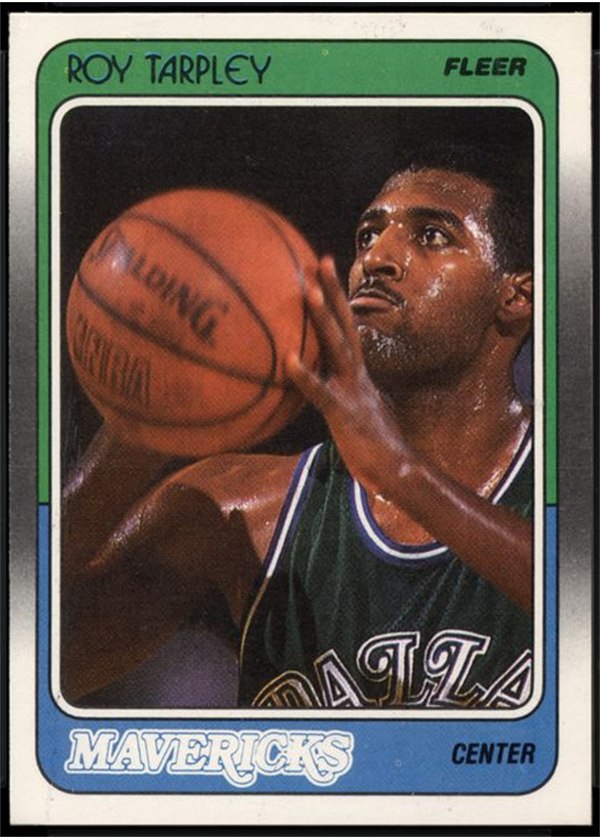 1988-89 Fleer #32 Roy Tarpley, Dallas Mavericks