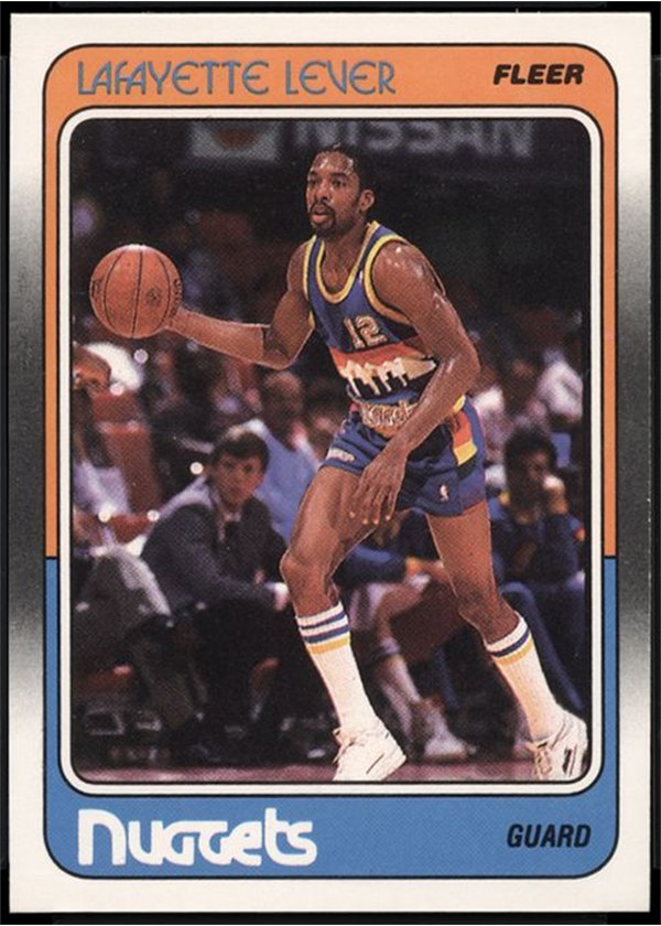 1988-89 Fleer #35 Lafayette Lever, Denver Nuggets