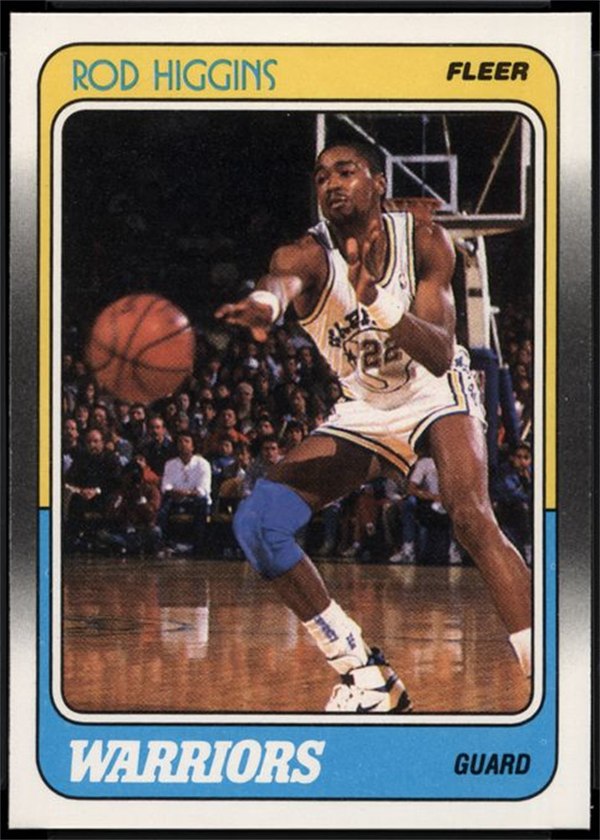 1988-89 Fleer #47 Rod Higgins, Golden State Warriors