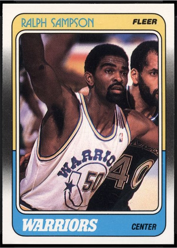 1988-89 Fleer #49 Ralph Sampson, Golden State Warriors