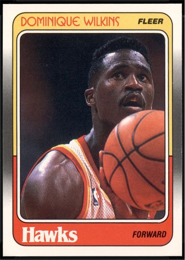 1988-89 Fleer #5 Dominique Wilkins, Atlanta Hawks
