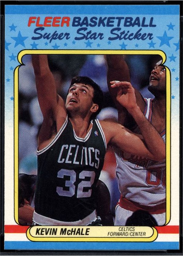 1988-89 Fleer Sticker #9 Kevin McHale, Boston Celtics