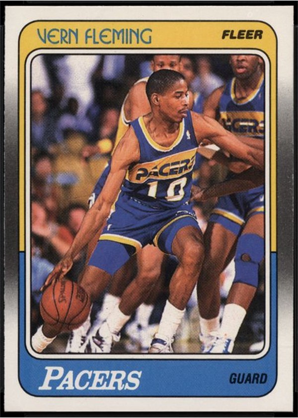 1988-89 Fleer #55 Vern Fleming, Indiana Pacers