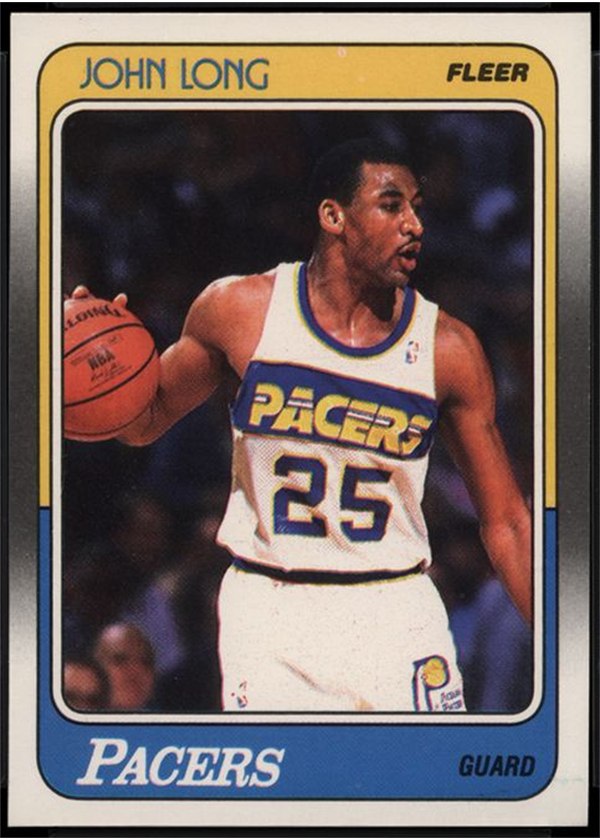 1988-89 Fleer #56 John Long, Indiana Pacers