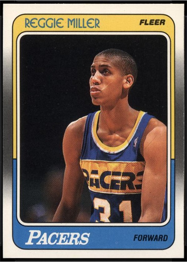 1988-89 Fleer #57 Reggie Miller, Indiana Pacers