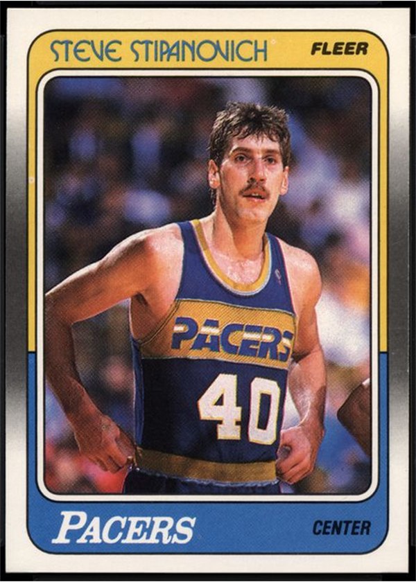 1988-89 Fleer #59 Steve Stipanovich, Indiana Pacers