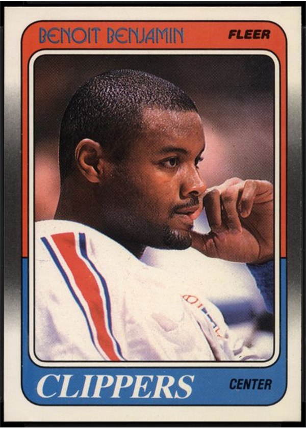 1988-89 Fleer #61 Benoit Benjamin, Los Angeles Clippers