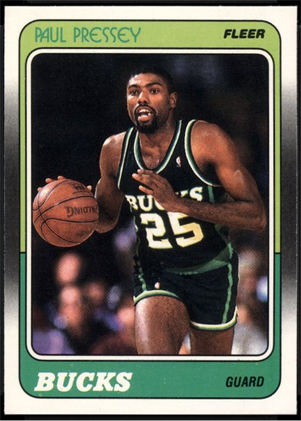 1988-89 Fleer #75 Paul Pressey, Milwaukee Bucks