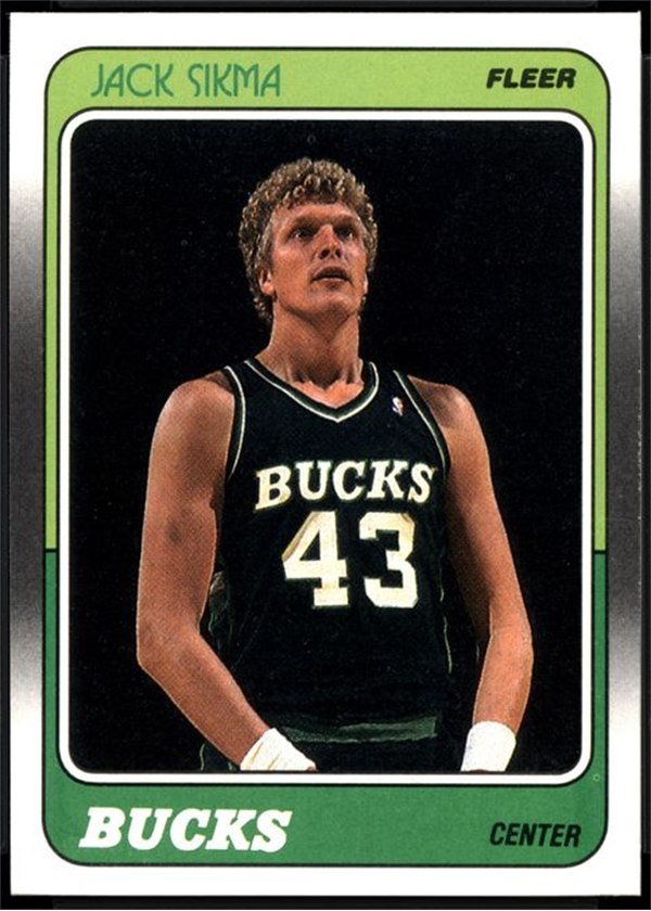 1988-89 Fleer #76 Jack Sikma, Milwaukee Bucks