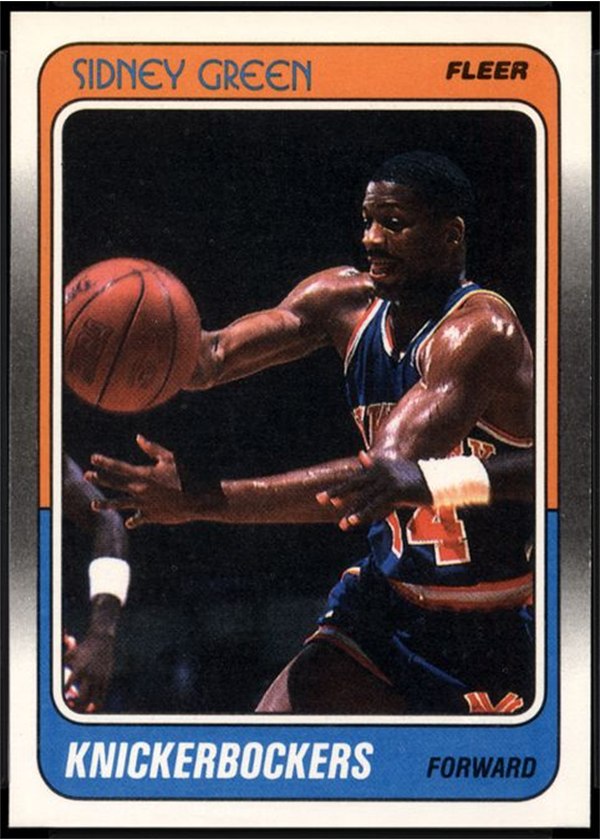 1988-89 Fleer #81 Sidney Green, New York Knicks
