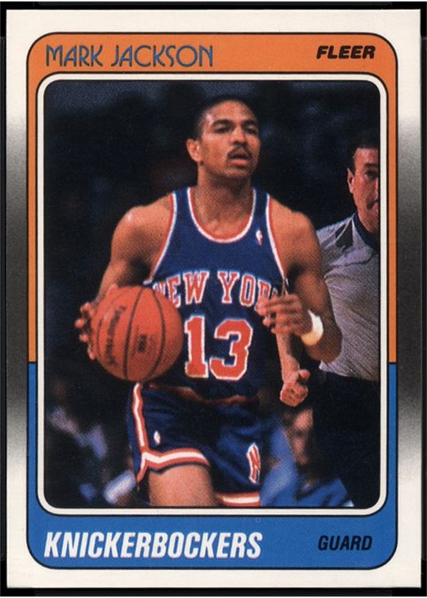 1988-89 Fleer #82 Mark Jackson, New York Knicks