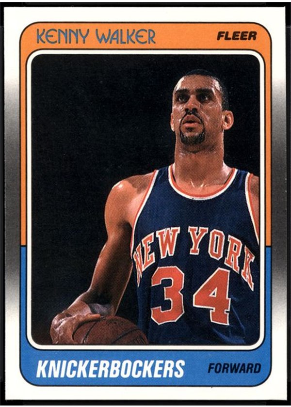 1988-89 Fleer #83 Kenny Walker, New York Knicks