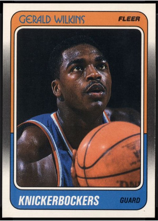 1988-89 Fleer #84 Gerald Wilkins, New York Knicks