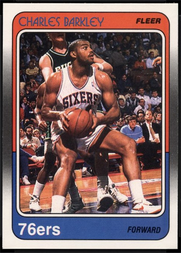 1988-89 Fleer #85 Charles Barkley, Philadelphia 76ers