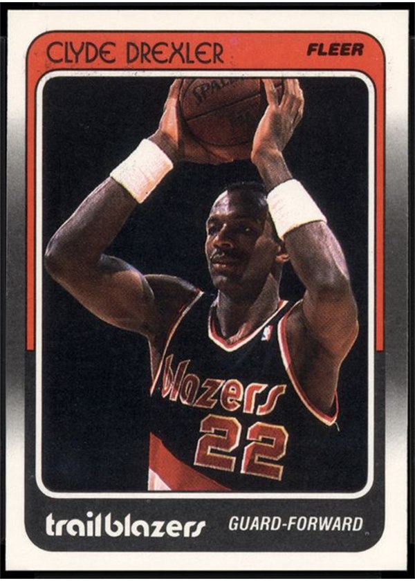1988-89 Fleer #92 Clyde Drexler, Portland Trail Blazers
