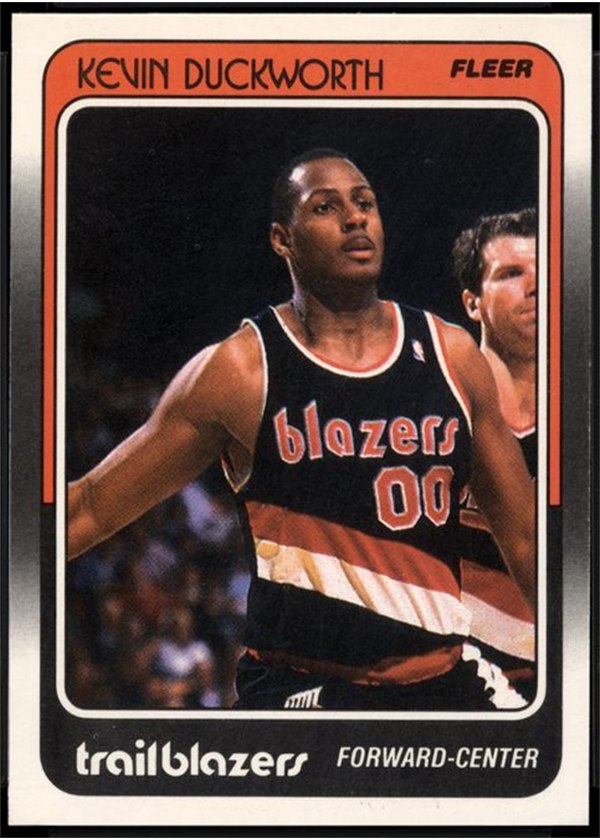 1988-89 Fleer #93 Kevin Duckworth, Portland Trail Blazers