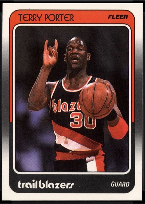 1988-89 Fleer #96 Terry Porter, Portland Trail Blazers