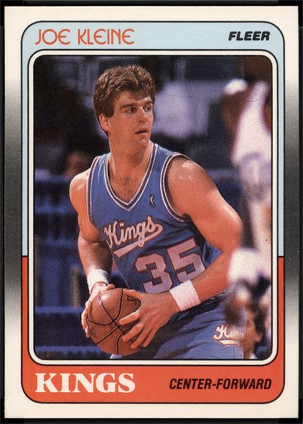 1988-89 Fleer #97 Joe Kleine, Sacramento Kings