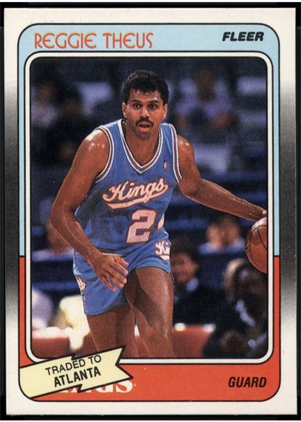 1988-89 Fleer #98 Reggie Theus, Atlanta Hawks