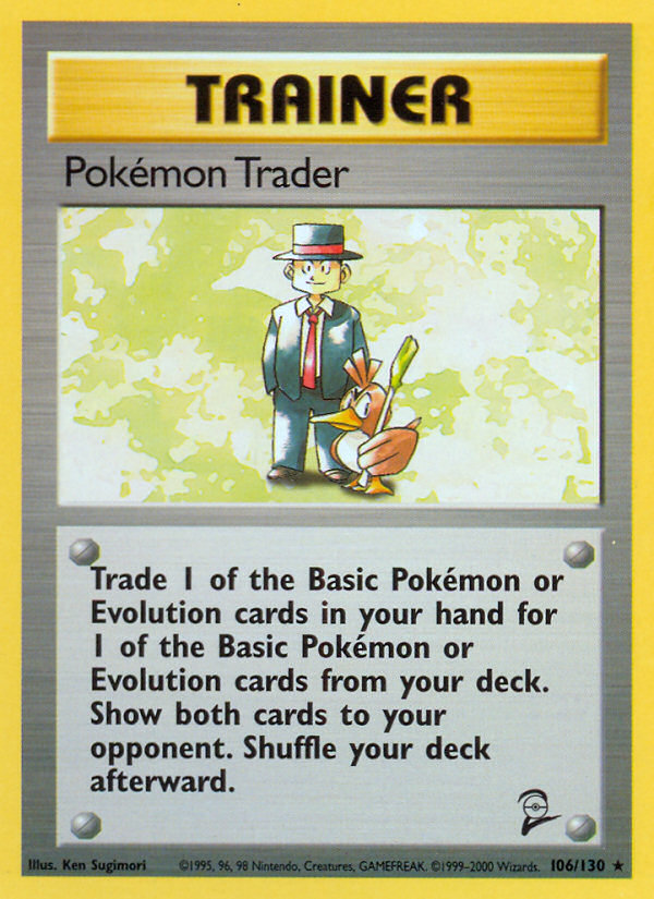 Pokémon Trader Base Set 2 front - Unlimited