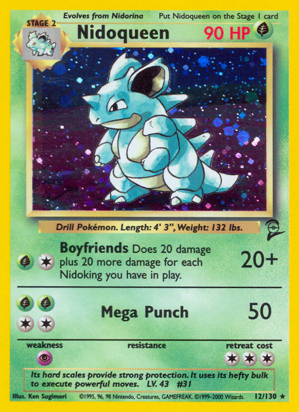 Nidoqueen Base Set 2 front - Unlimited