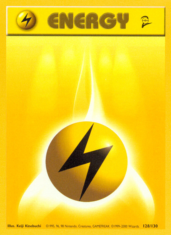 Lightning Energy Base Set 2 front - Unlimited