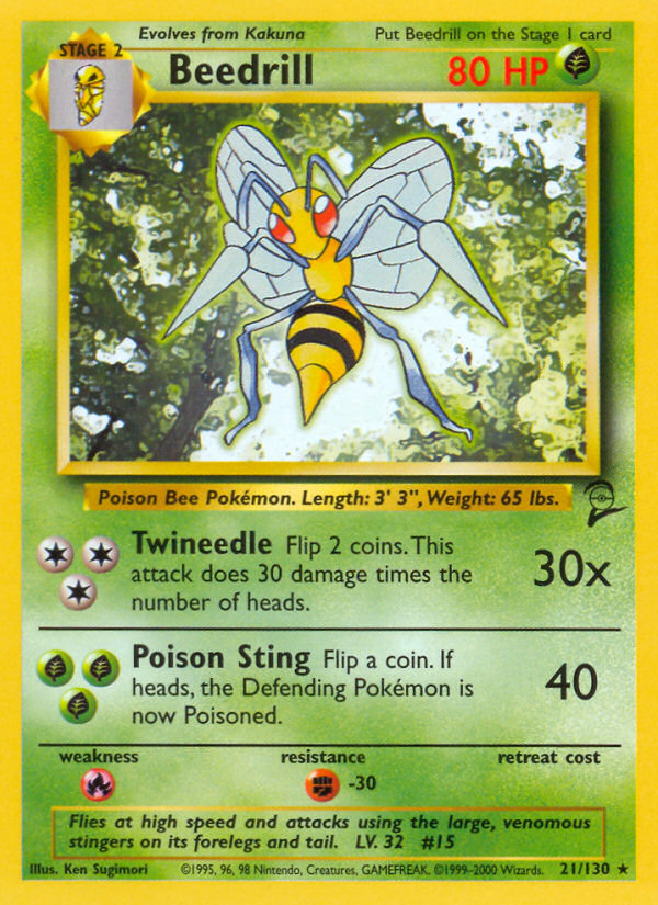 Beedrill Base Set 2 front - Unlimited