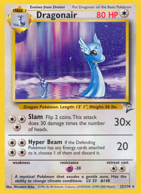 Dragonair Base Set 2 front - Unlimited