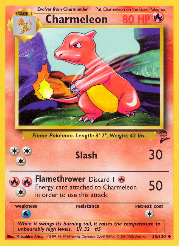 Charmeleon Base Set 2 front - Unlimited
