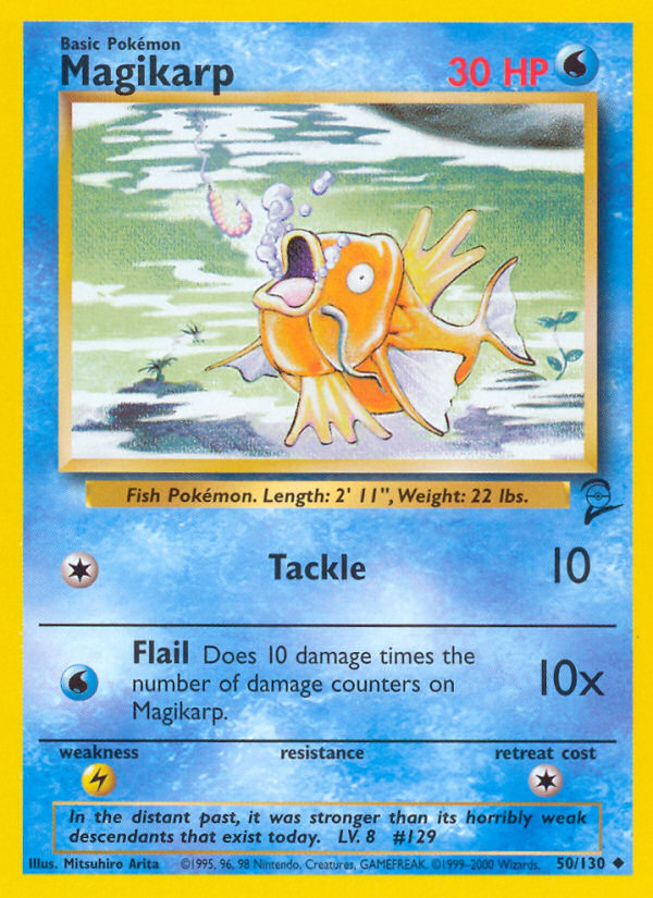 Magikarp Base Set 2 front - Unlimited