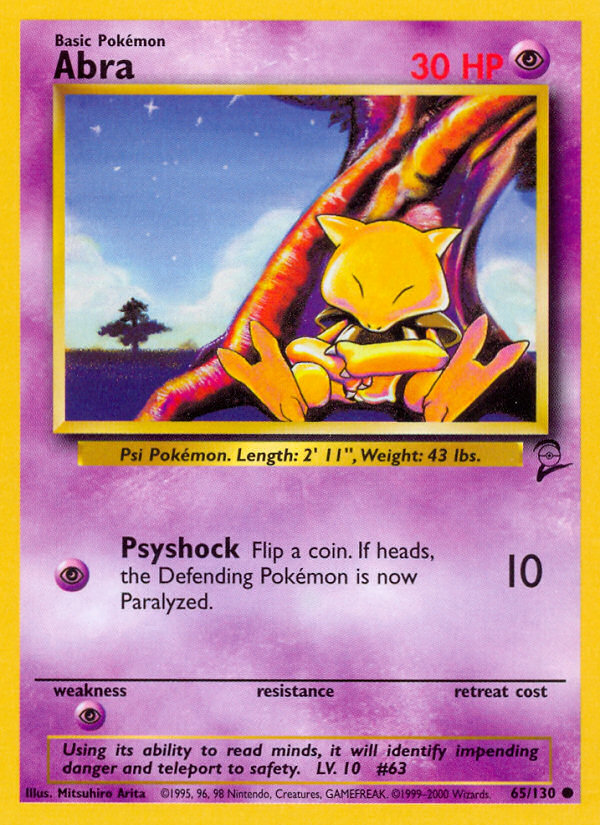 Abra Base Set 2 front - Unlimited