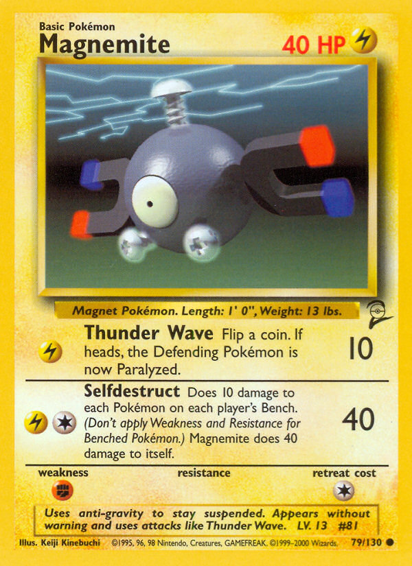 Magnemite Base Set 2 front - Unlimited