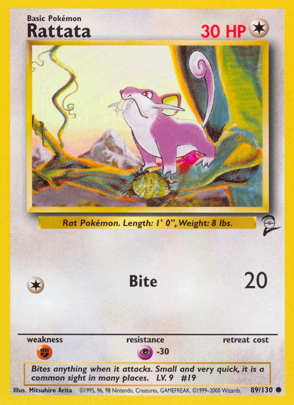 Rattata Base Set 2 front - Unlimited