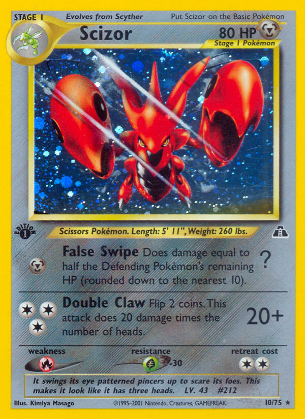 Scizor 1st Edition