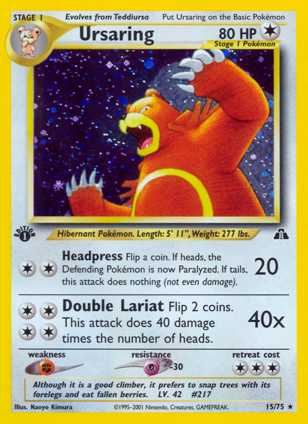 Ursaring 1st Edition