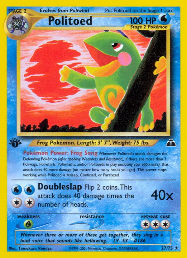Politoed 1st Edition