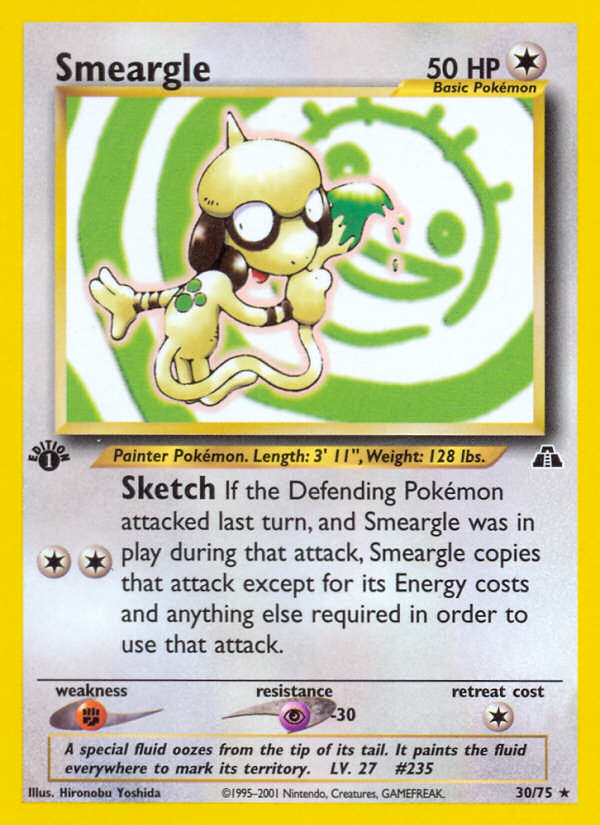 Smeargle 1st Edition