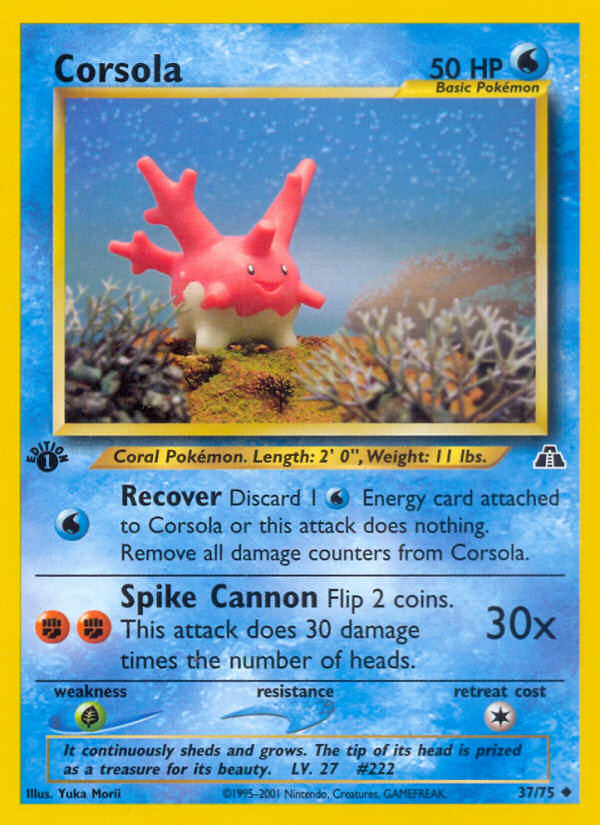 Corsola 1st Edition