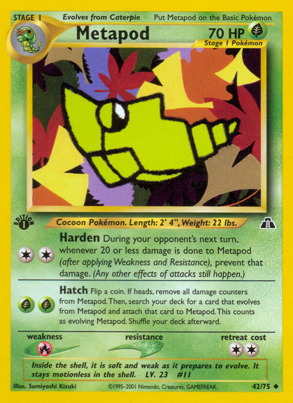 Metapod 1st Edition