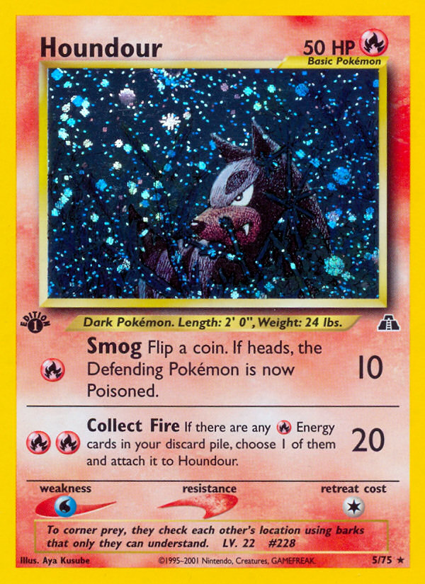Houndour 1st Edition