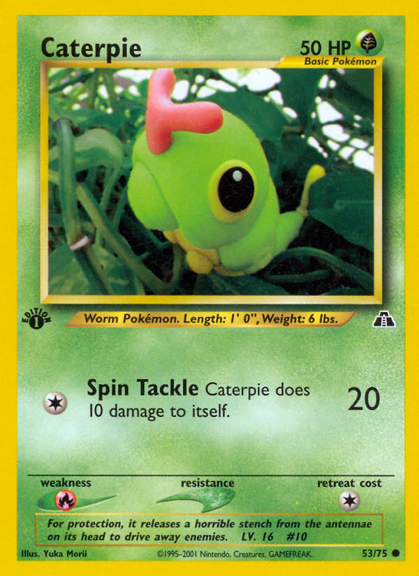 Caterpie 1st Edition