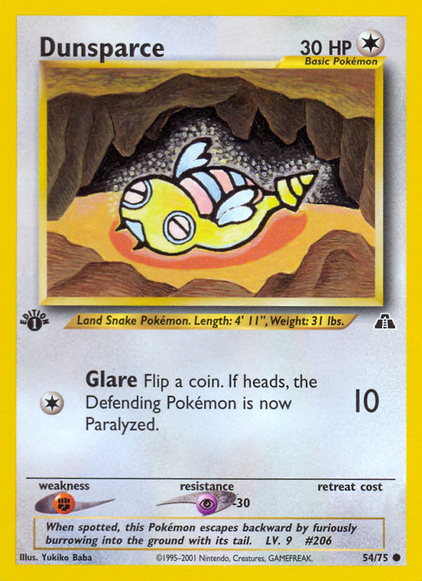 Dunsparce 1st Edition