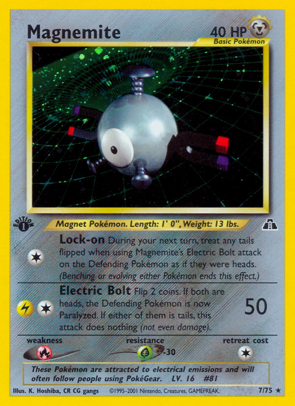 Magnemite 1st Edition