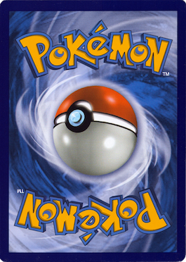 Chikorita standard Pokemon card back