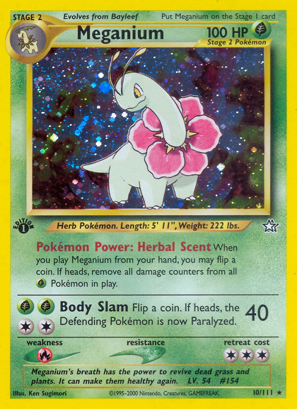 Meganium 1st Edition