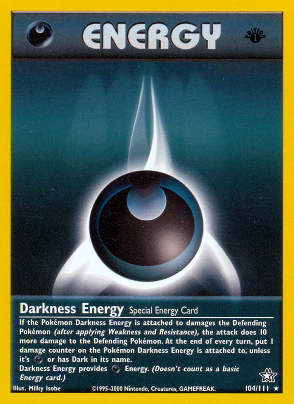 Darkness Energy 1st Edition