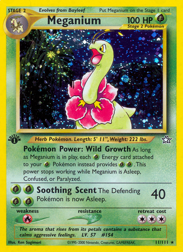Meganium 1st Edition